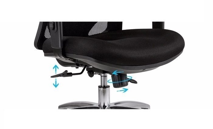 Fotel ergonomiczny ANGEL biurowy obrotowy eurOpa plus z podnóżkiem Fotel ergonomiczny ANGEL biurowy obrotowy eurOpa plus z podnóżkiem