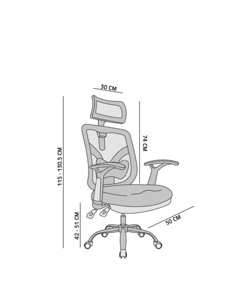 Fotel ergonomiczny ANGEL biurowy obrotowy jOkasta ANGEL