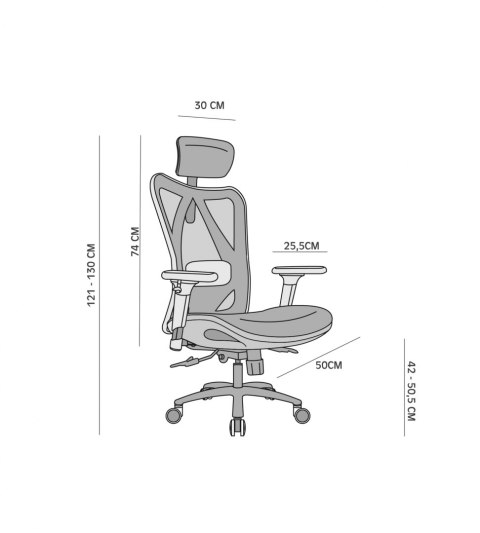 Fotel ergonomiczny ANGEL biurowy obrotowy kalistO ANGEL