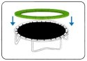 Osłona sprężyny do trampoliny 435 cm 14 FT Czarna N/N