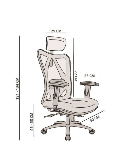 Fotel ergonomiczny ANGEL biurowy obrotowy eurOpa ANGEL