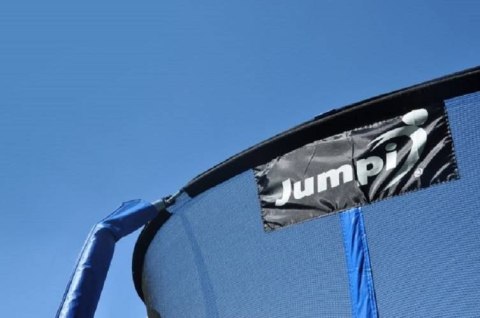 Trampolina Ogrodowa Jumpi 252cm/8FT Maxy Comfort Niebieska Z Wewnętrzną Siatką Jumpi