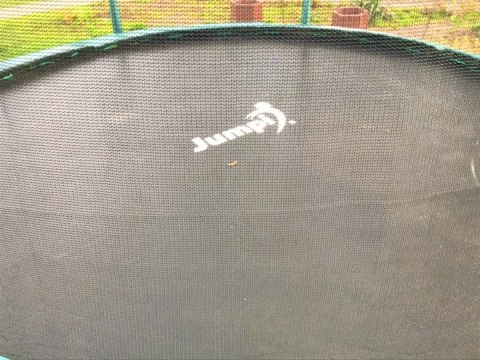 Trampolina Ogrodowa Jumpi 312cm/10FT Maxy Comfort Czarna Z Wewnętrzną Siatką Jumpi