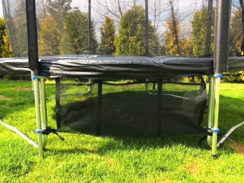 Trampolina Ogrodowa Jumpi 312cm/10FT Maxy Comfort Czarna Z Wewnętrzną Siatką Jumpi