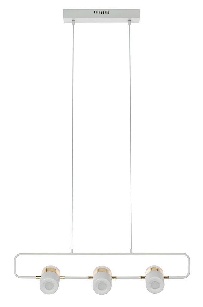 Lampa wisząca BLINK 3 biała - LED, metal