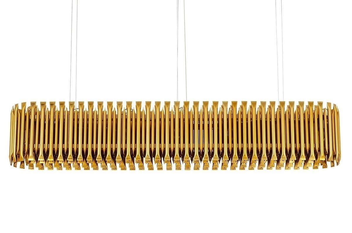 Lampa wisząca GALLIANO LONG ciemne złoto - aluminium, stal węglowa King Home Lampa wisząca GALLIANO LONG ciemne złoto - aluminium, stal węglowa King Home