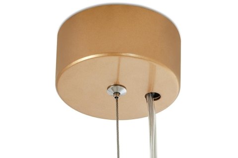 Lampa wisząca GALLIANO LONG ciemne złoto - aluminium, stal węglowa