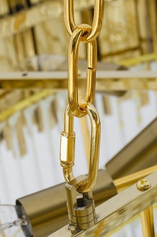 Lampa wisząca IMPERIAL GOLD 80 - stal, kryształ Lampa wisząca IMPERIAL GOLD 80 - stal, kryształ
