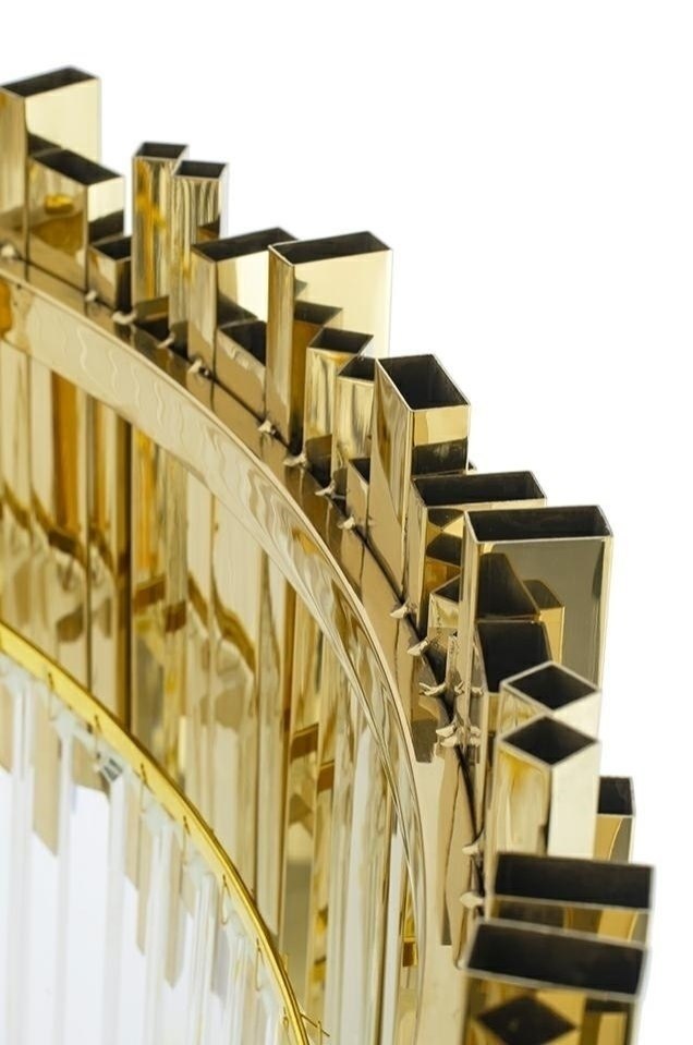 Lampa wisząca IMPERIAL GOLD 80 - stal, kryształ Lampa wisząca IMPERIAL GOLD 80 - stal, kryształ