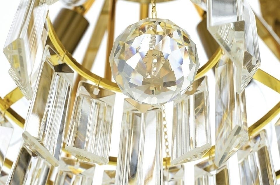 Lampa wisząca IMPERIAL GOLD 80 - stal, kryształ Lampa wisząca IMPERIAL GOLD 80 - stal, kryształ