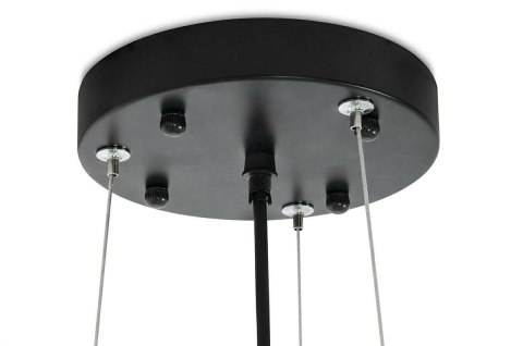 Lampa wisząca RAGNO 16 czarna - aluminium
