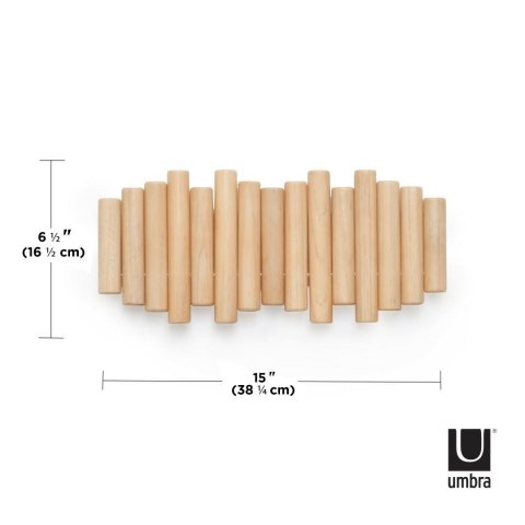 UMBRA wieszak na ubrania PICKET RAIL naturalny UMBRA wieszak na ubrania PICKET RAIL naturalny