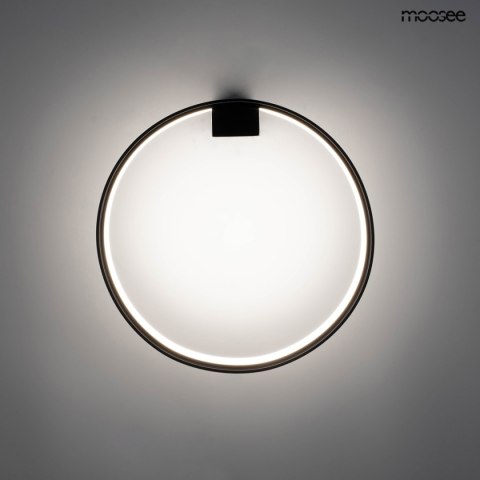 MOOSEE lampa ścienna CIRCLE WALL czarna