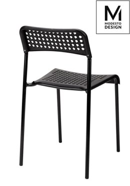 MODESTO krzesło DAVIS czarne - polipropylen, metal Modesto Design