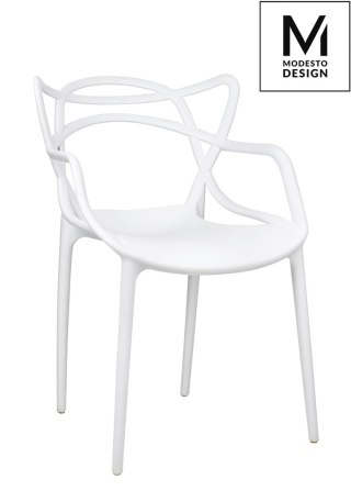 Krzesło HILTON białe - polipropylen