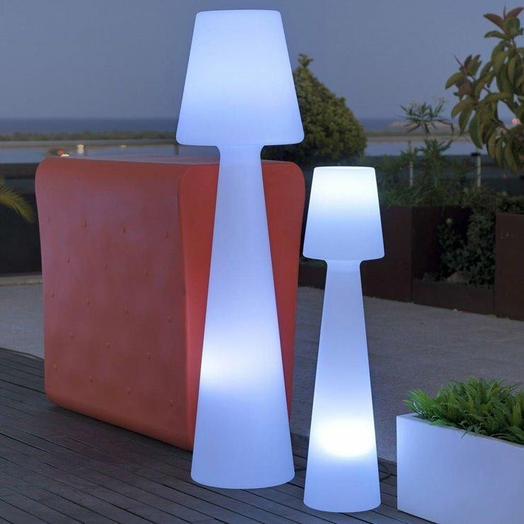 NEW GARDEN lampa podłogowa LOLA 165 BATTERY biała NEW GARDEN lampa podłogowa LOLA 165 BATTERY biała