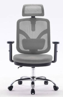 Fotel ergonomiczny ANGEL biurowy obrotowy jOkasta Szara ANGEL