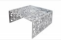 INVICTA stolik kawowy ABSTRACT 60cm - srebrny, aluminium Invicta Interior