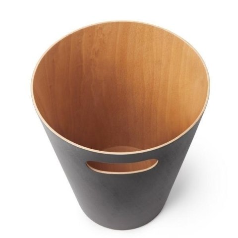 UMBRA kosz na śmieci WOODROW - charcoal UMBRA kosz na śmieci WOODROW - charcoal