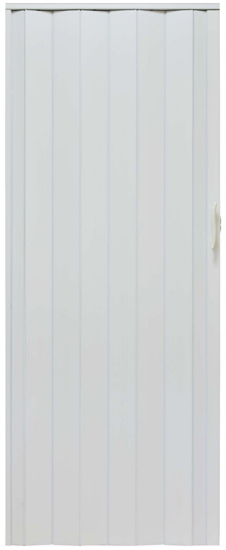 Drzwi harmonijkowe 001P-014-90 biały mat 90 cm