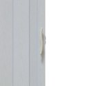 Drzwi harmonijkowe 001P-49-80 biały dąb mat 80 cm