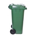 Pojemnik na odpady 120L kosz -zielony
