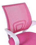Krzesło biurowe FB-Bianco BIAŁO-RÓŻOWY
