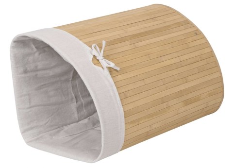 Kosz narożny na pranie bambusowy 60L naturalny Kosz narożny na pranie bambusowy 60L naturalny