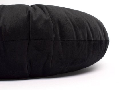 Okrągła poduszka OLIWIA 40 cm - czarna Okrągła poduszka OLIWIA 40 cm - czarna