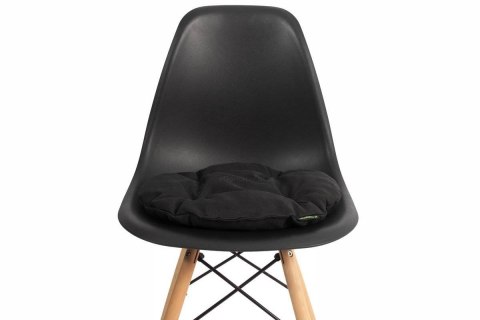 Poduszka okrągła na krzesło OFELIA 36 cm - czarna Poduszka okrągła na krzesło OFELIA 36 cm - czarna