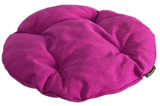 Poduszka okrągła na krzesło OFELIA 36 cm - fuksja