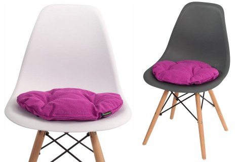 Poduszka okrągła na krzesło OFELIA 36 cm - fuksja Poduszka okrągła na krzesło OFELIA 36 cm - fuksja