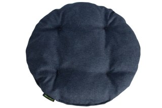 Poduszka okrągła na krzesło OFELIA 36 cm - granatowa