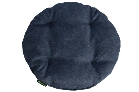 Poduszka okrągła na krzesło OFELIA 36 cm - granatowa