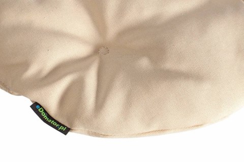 Poduszka okrągła na krzesło OFELIA 36 cm - kremowa Poduszka okrągła na krzesło OFELIA 36 cm - kremowa
