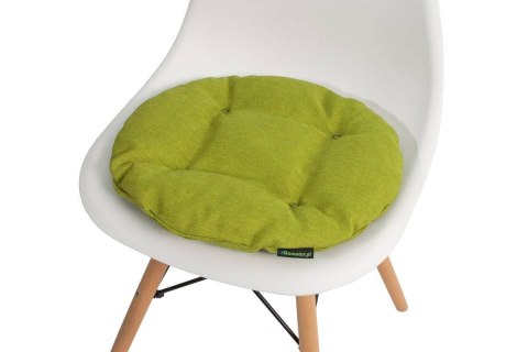 Poduszka okrągła na krzesło OFELIA 36 cm - limonka