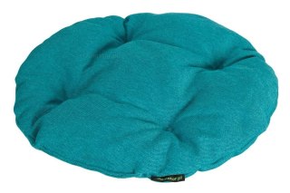Poduszka okrągła na krzesło OFELIA 36 cm - turkusowa
