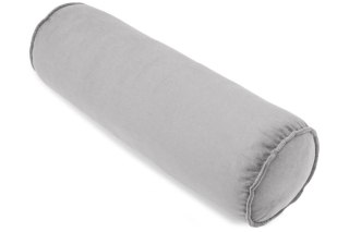 Dekoracyjna poduszka do salonu wałek 50 cm - szary