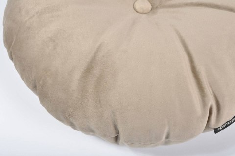Okrągła poduszka dekoracyjna OLIWIA 40 cm - beżowa Okrągła poduszka dekoracyjna OLIWIA 40 cm - beżowa