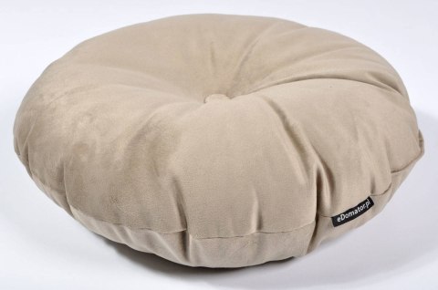 Okrągła poduszka dekoracyjna OLIWIA 40 cm - beżowa Okrągła poduszka dekoracyjna OLIWIA 40 cm - beżowa