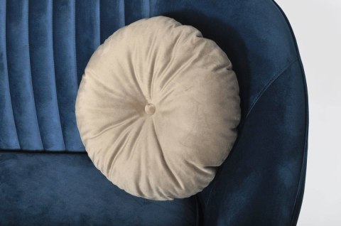 Okrągła poduszka dekoracyjna OLIWIA 40 cm - beżowa Okrągła poduszka dekoracyjna OLIWIA 40 cm - beżowa