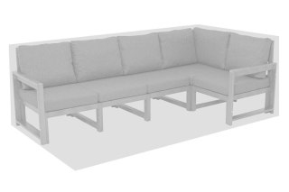 Pokrowiec na narożnik ogrodowy lewy lub prawy 260x140x82cm -zielony