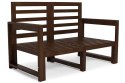 Sofa modułowa MALTA 2-osobowa ciemny brąz/szary Sofa modułowa MALTA 2-osobowa ciemny brąz/szary