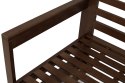 Sofa modułowa MALTA 2-osobowa ciemny brąz/szary Sofa modułowa MALTA 2-osobowa ciemny brąz/szary