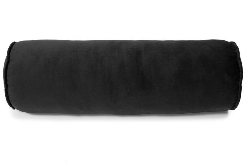 Welurowa poduszka dekoracyjna 50 cm wałek - czarny Welurowa poduszka dekoracyjna 50 cm wałek - czarny