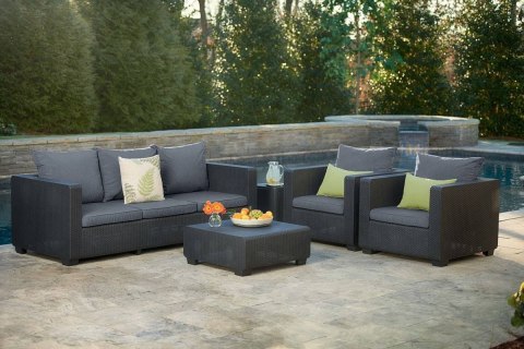 Sofa 3-osobowa SALTA - grafitowa Sofa 3-osobowa SALTA - grafitowa