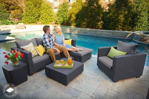Sofa 3-osobowa SALTA - grafitowa Sofa 3-osobowa SALTA - grafitowa