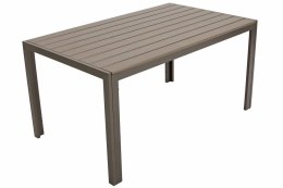 Stół ogrodowy aluminiowy MODENA - Brązowy