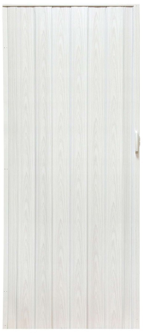 Drzwi harmonijkowe 004-04-80 biały dąb 80 cm