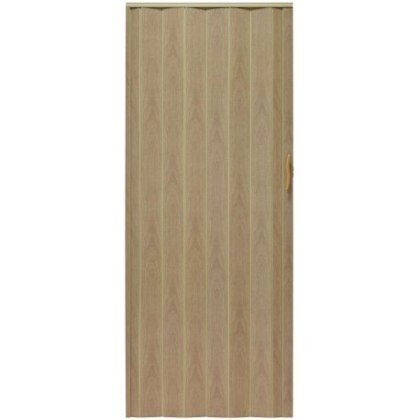 Drzwi harmonijkowe 001P-50-90 dąb sonoma mat 90 cm